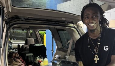 Tampa's 'Hoodbachi God' turns a car trunk into a hibachi experience