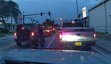 Video: Jacksonville Beach police arrest suspect who stole truck from station with firearms, K-9 inside