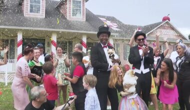 Viral Pomeranian creates candy-coated getaway for 2 struggling Bay Area families: 'It means the world to us'