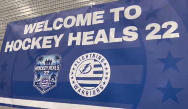22 hours on the ice: annual 'Hockey Heals 22' event skates to prevent veteran suicide