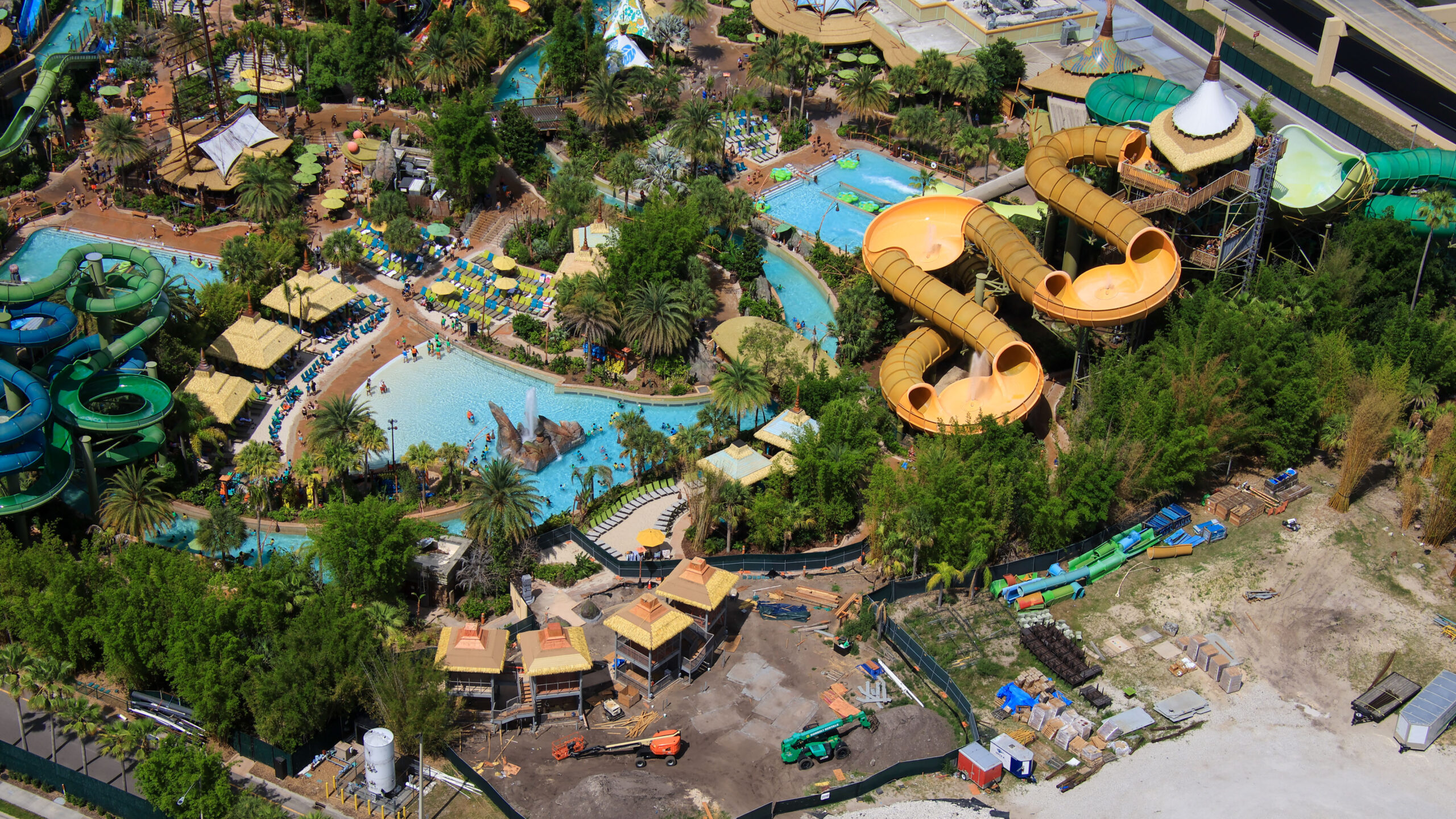 Volcano Bay Cabana Construction Nearing Completion at Universal Orlando Resort