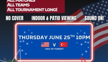 USA vs Turkey Watch Party in St. Pete at Mary Margaret’s Irish Tavern