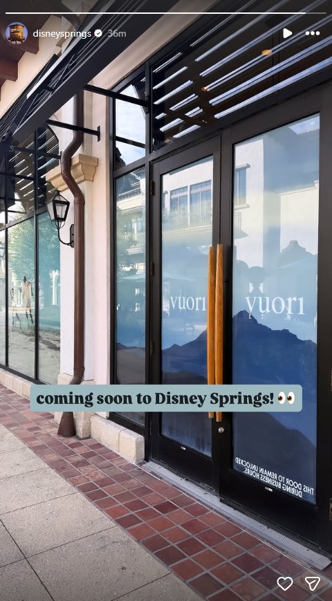 Disney Springs Confirms Vuori Coming Soon