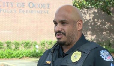 Ocoee police officer rescues woman trapped in overturned vehicle