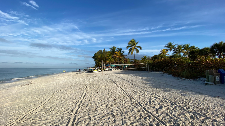The white sand at Bonita Beach