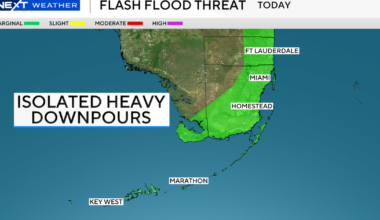 More rounds of heavy rain, thunderstorms could lead to wet Wednesday in South Florida