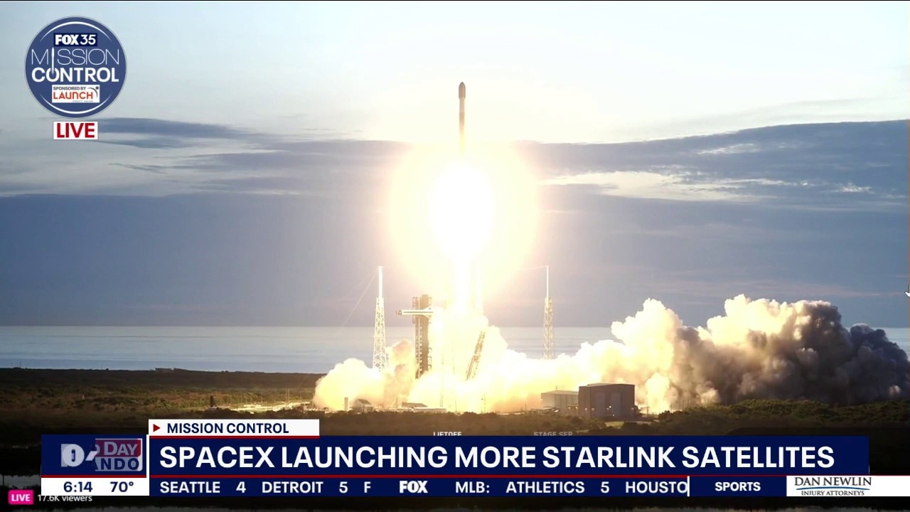 SpaceX launches more Starlink satellites
