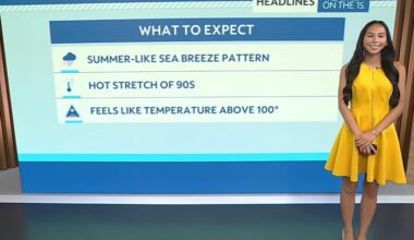 Summer-like sea breeze patterns continue in Central Florida on Sunday – Orlando Sentinel