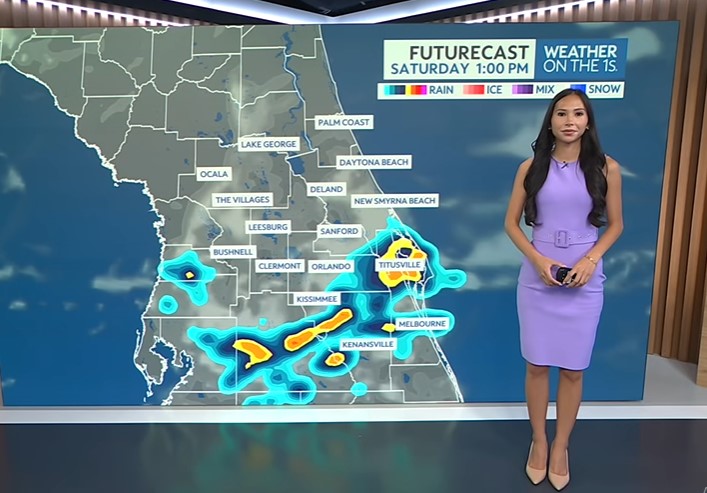 Showers and storms forecast in Central Florida on Saturday – Orlando Sentinel