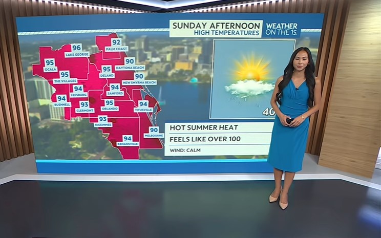 Hot temperatures and possible rain forecast in Central Florida on Sunday – Orlando Sentinel
