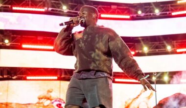 Kanye West, seen here in a 2019 California concert, performs tonight at Raymond James Stadium in Tampa. (Photo by Amy Harris/Invision/AP)