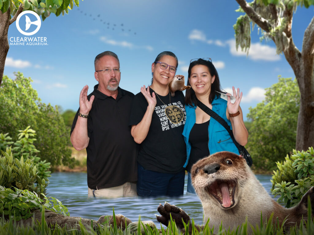 People at an aquarium