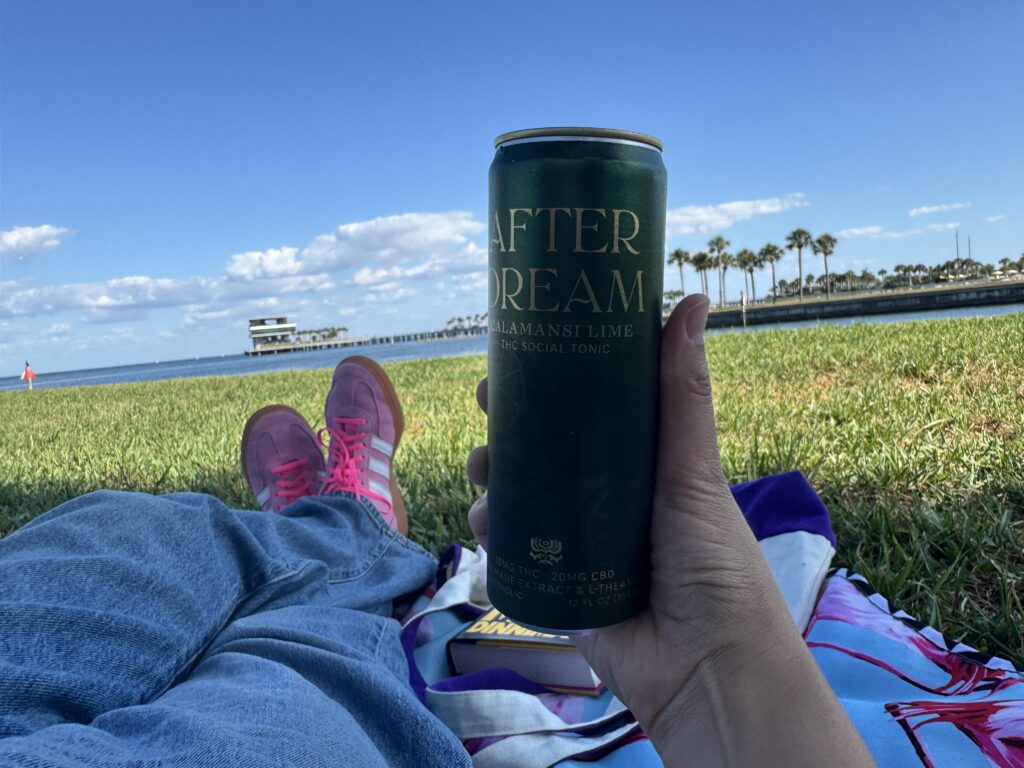 A person at a park