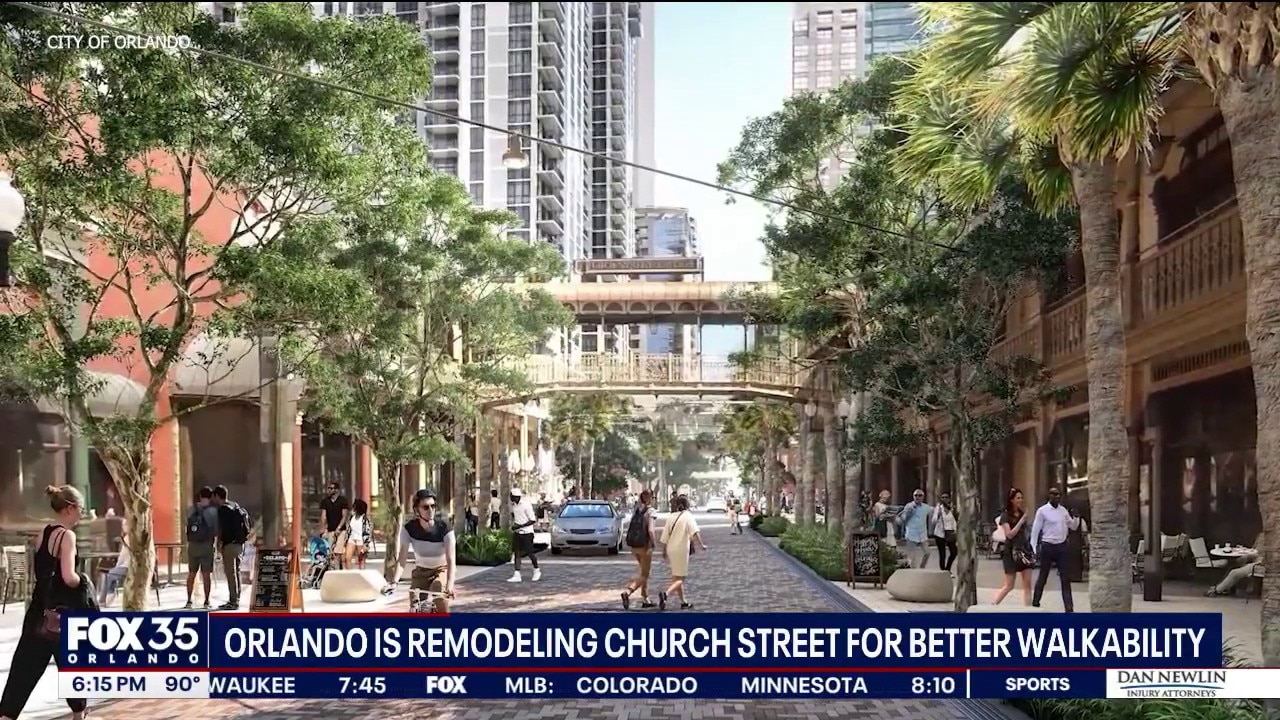 Orlando unveils redesign of historic Church Street