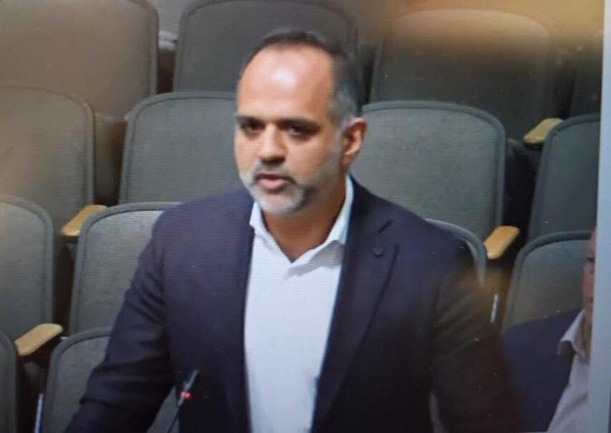 New York developer Khaled Nasser appeared in front of the Miami Beach Planning Board to defend his proposed 200-foot condo tower at the Raleigh hotel site.