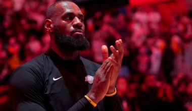 LeBron James laughs at being a non-factor for Miami Heat