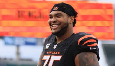 Cincinnati Bengals offensive tackle Orlando Brown Jr. (75)