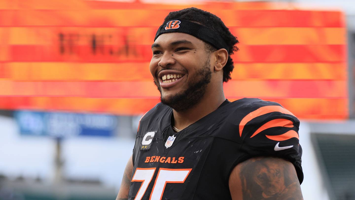 Cincinnati Bengals offensive tackle Orlando Brown Jr. (75)