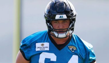 Jaguars Training Camp Battles: RG Showdown Between Wyatt Milum, Patrick Mekari