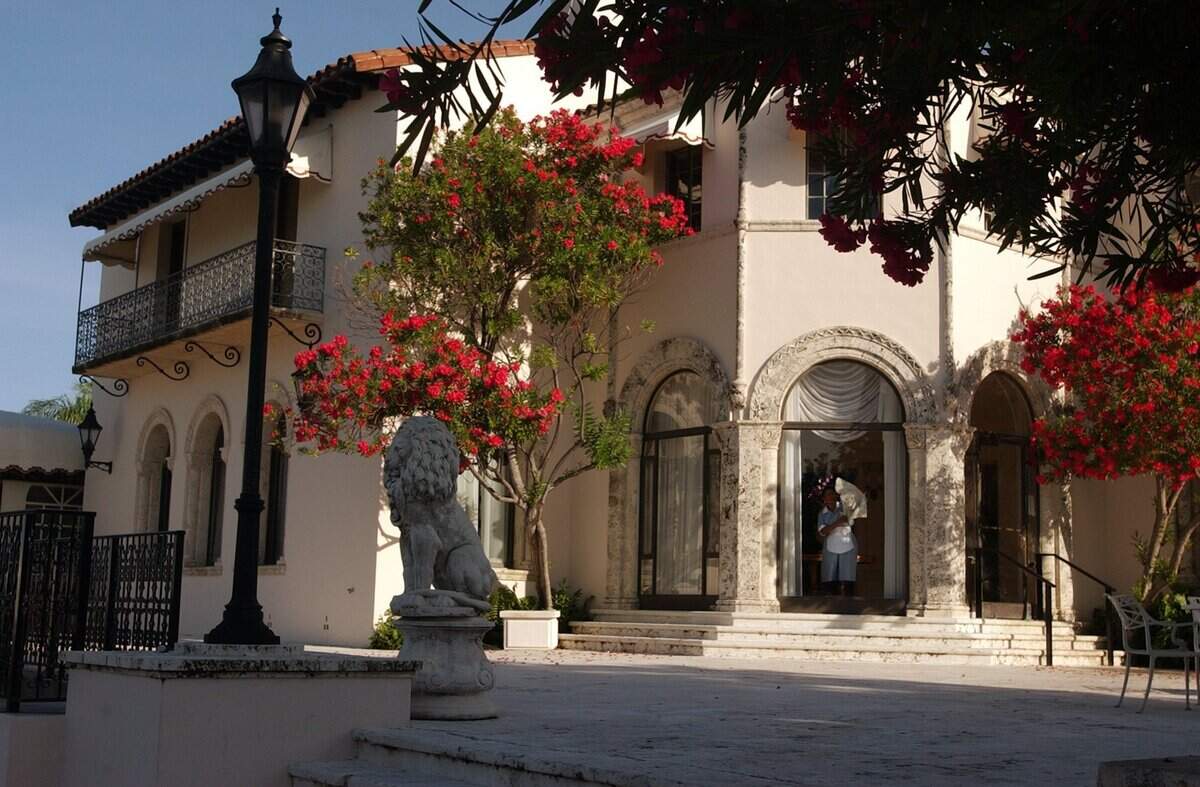 In 2002, the Vanderbilt Mansion on Fisher Island.