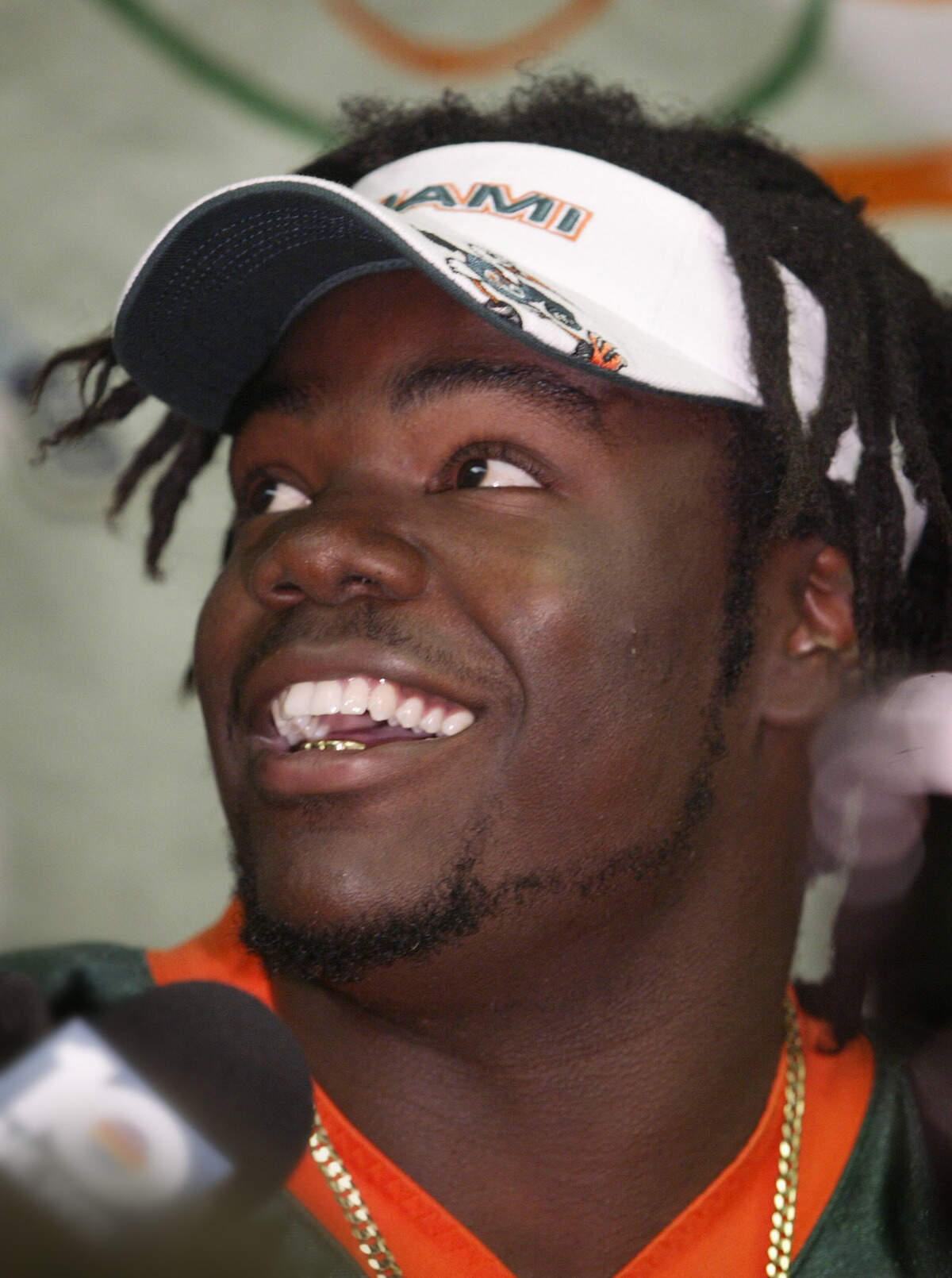 Rashaun Jones is accused of killing Bryan Pata, his fellow Miami Hurricanes teammate, in 2006. Pata, pictured above, signed with Miami in Feb. 2003. Rashaun was re-arrested June 23, 2026 for allegedly smuggling drugs into prison.