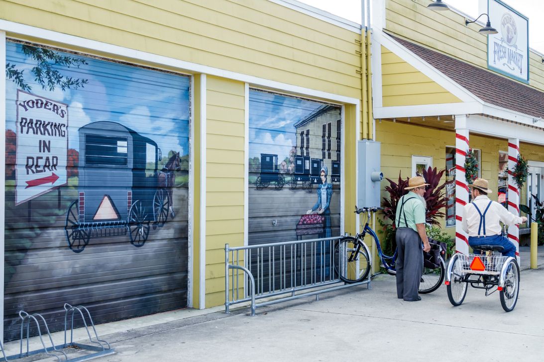 Sarasota is a winter retreat for many Amish and Mennonite visitors.