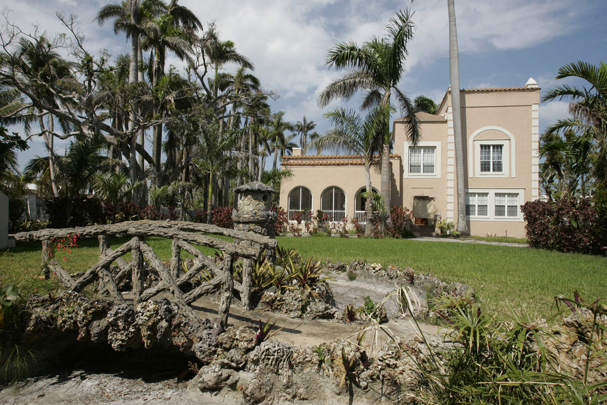 In 2006, Al Capone’s old home on Palm Island.
