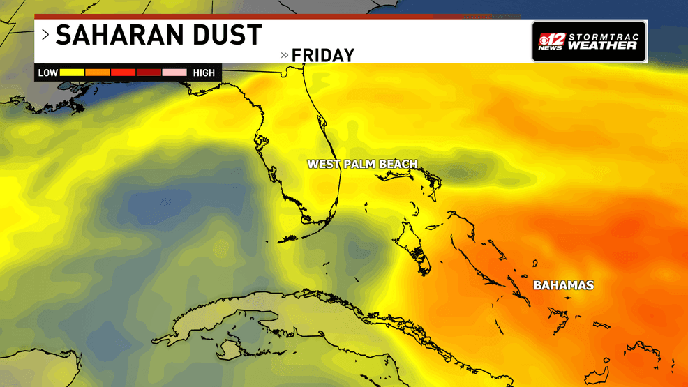 Dust is expected to move into S. Florida this week.(WPEC)