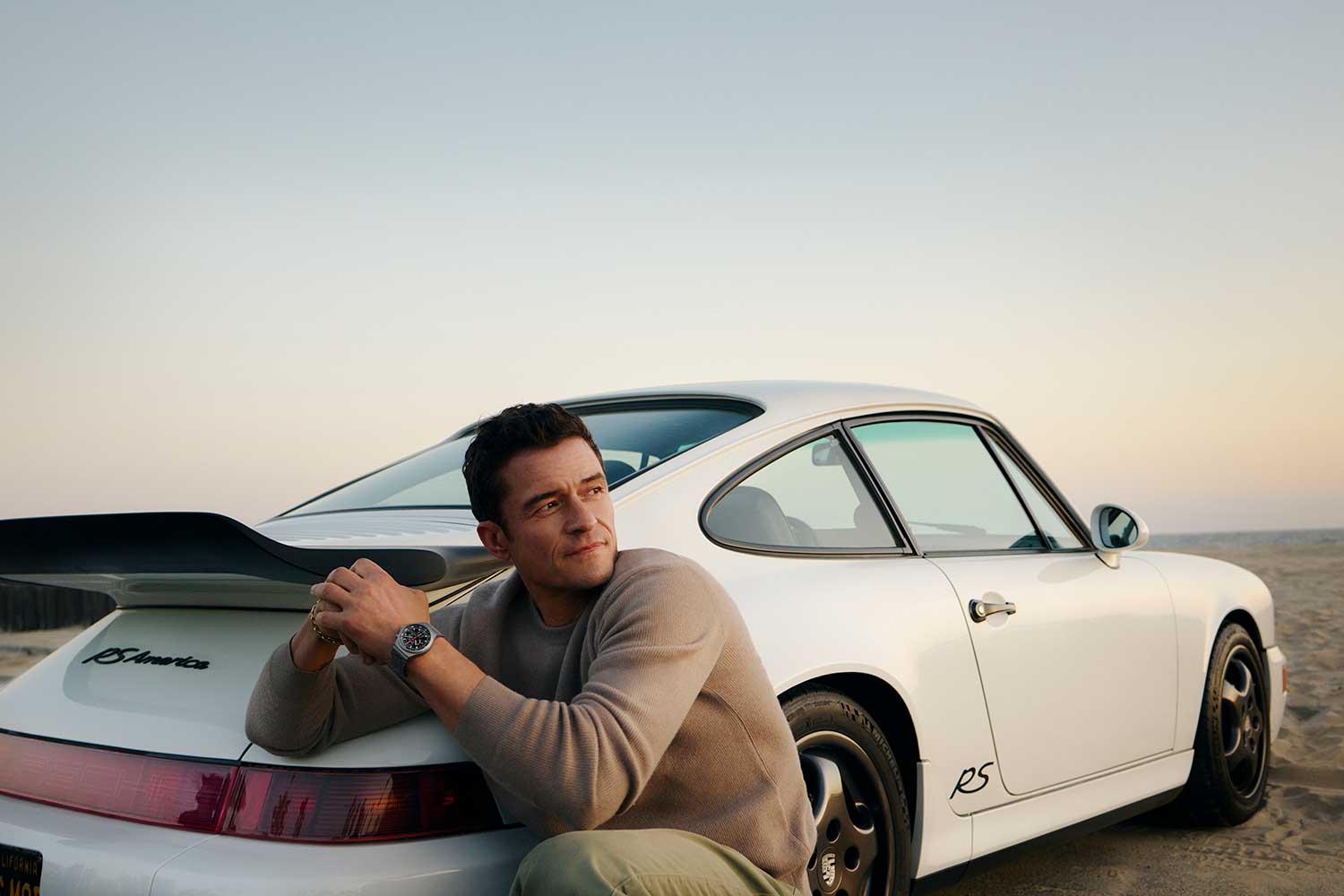 Orlando Bloom and Porsche Design