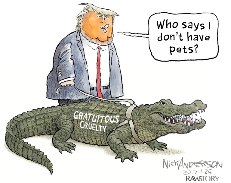 A cartoon by Nick Anderson