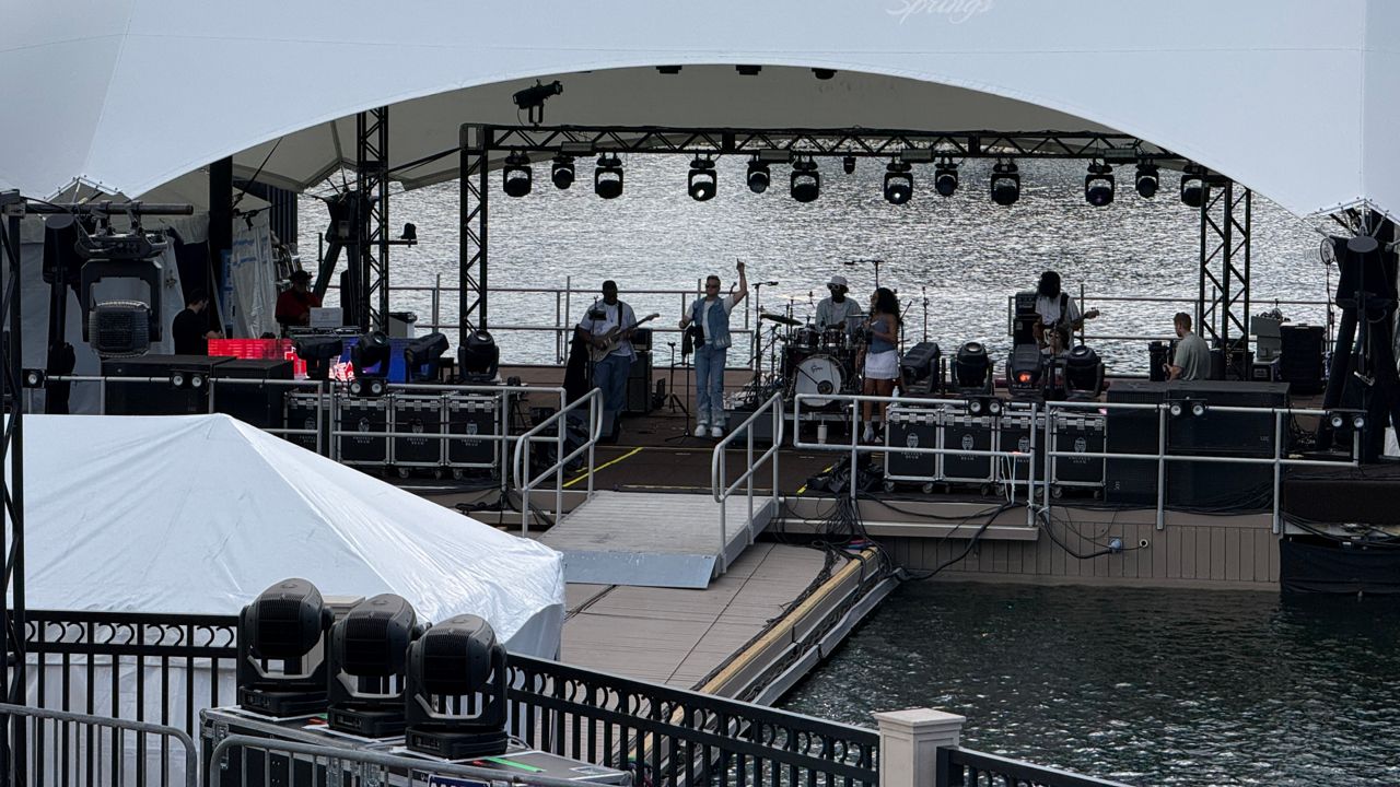 Music was just part of Friday's event. (Spectrum News/Sarah Winkelmann)