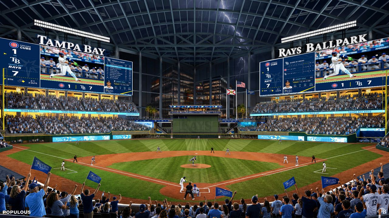 Rendering released Wednesday by the Tampa Bay Rays