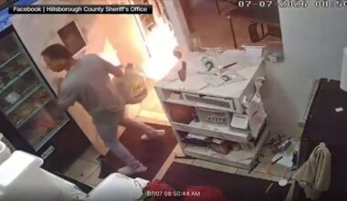 Knife-wielding arson suspect arrested after setting Tampa restaurant on fire, police say - WSVN 7News | Miami News, Weather, Sports