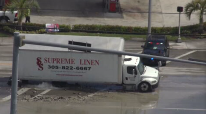Crews continue making repairs to water main rupture in Opa-locka which triggered sinkhole - WSVN 7News | Miami News, Weather, Sports
