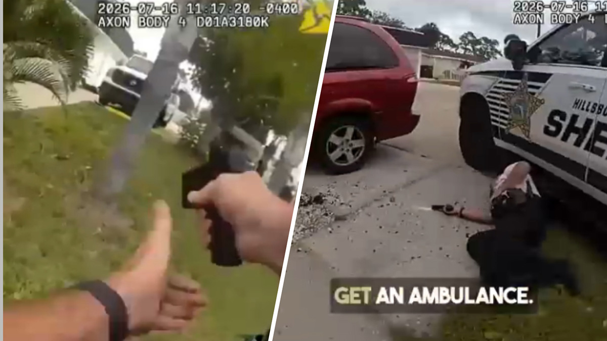 Video shows Florida shootout that left 2 deputies hurt, suspect dead – NBC 6 South Florida