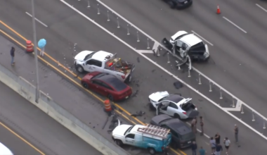 3 hospitalized after multi-car crash on I-95 SB in Fort Lauderdale; express lanes closed - WSVN 7News | Miami News, Weather, Sports