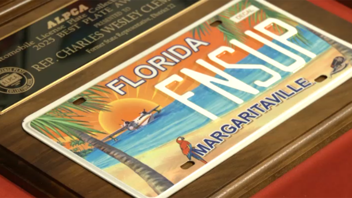 Florida’s new ‘Margaritaville’ license plate wins design award – NBC 6 South Florida
