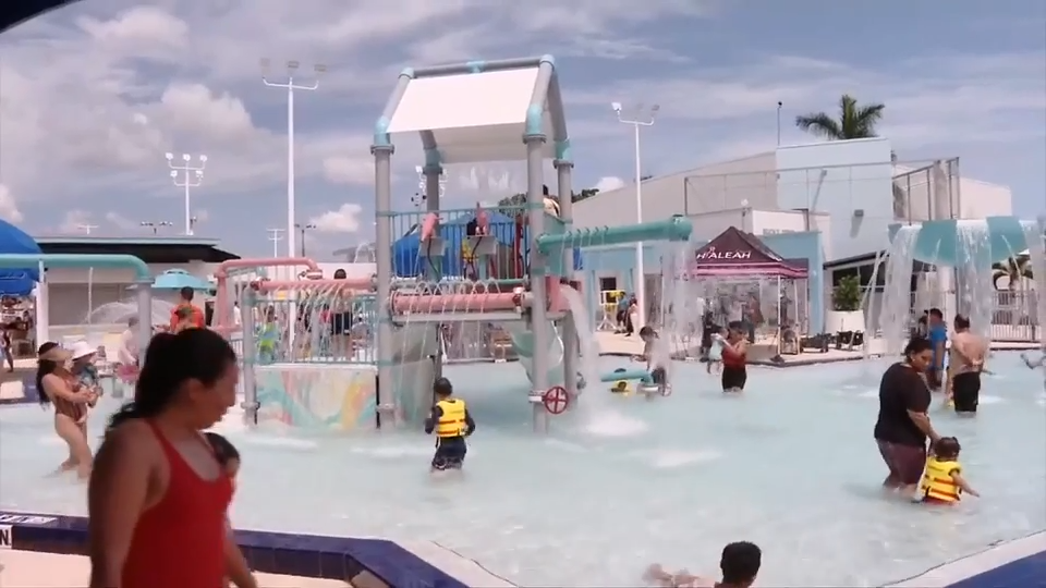 Hialeah’s Bucky Dent Water Park reopens after 7-year closure; free admission available before school starts - WSVN 7News | Miami News, Weather, Sports
