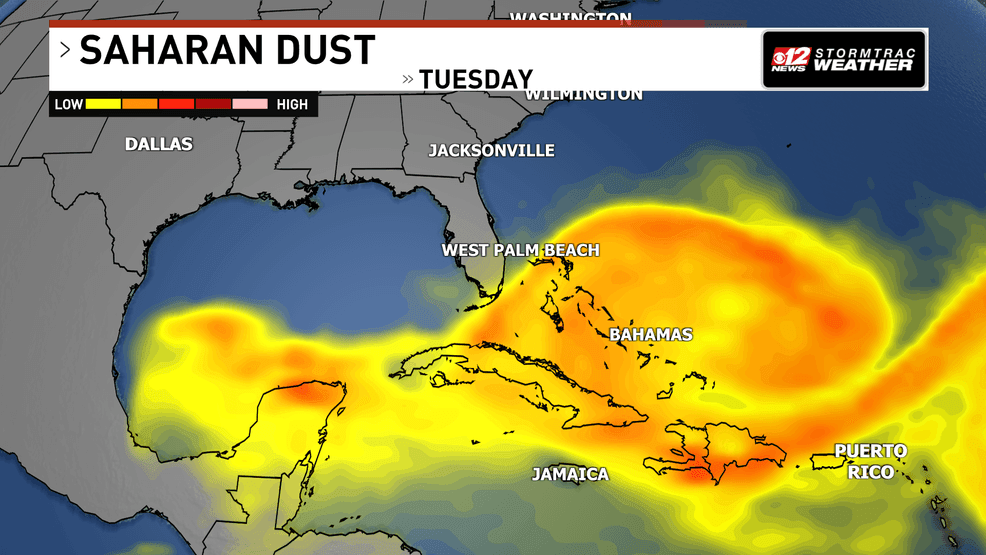 Dust is expected to move into S. Florida this week.(WPEC)
