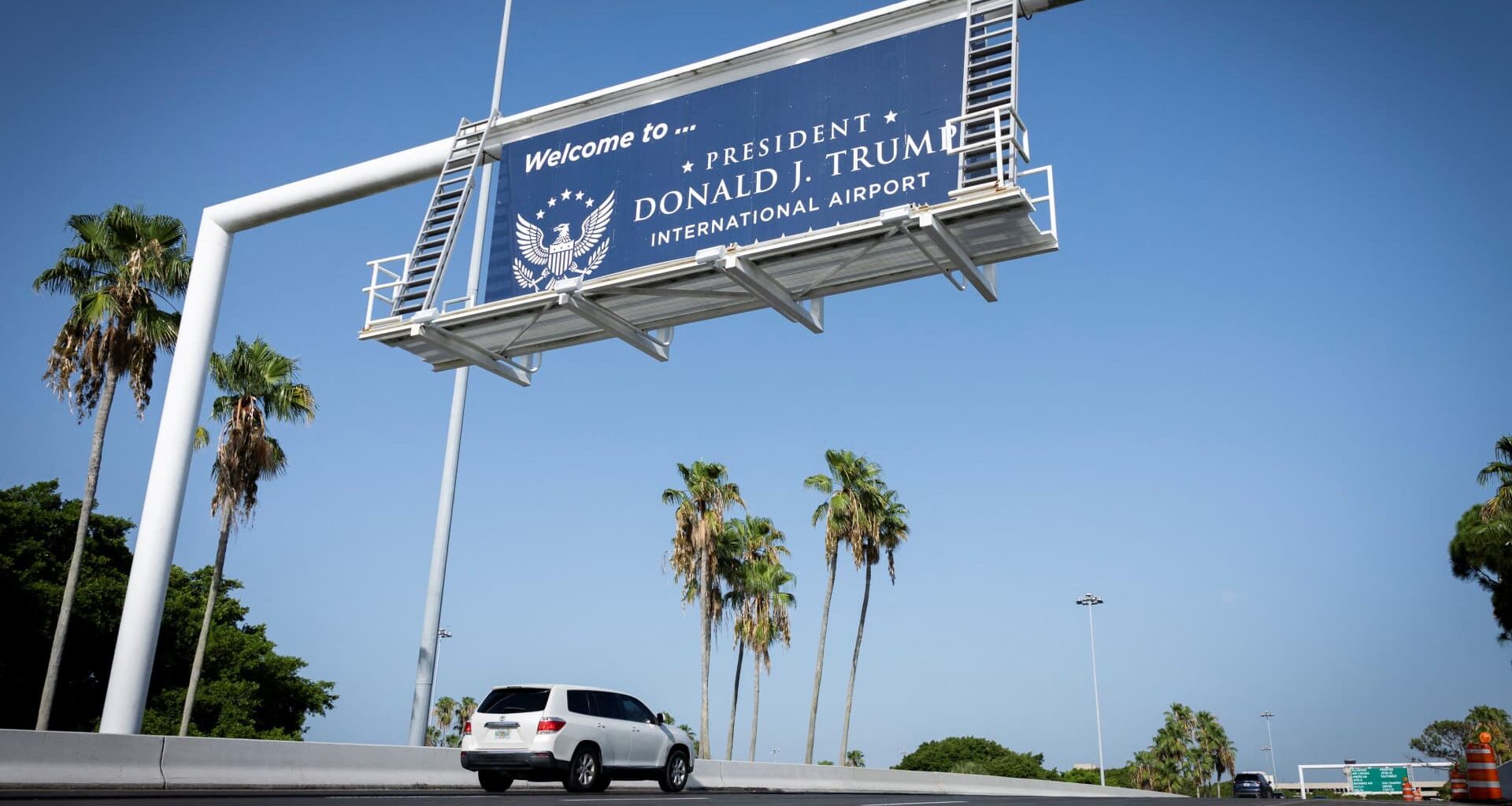 Florida's Palm Beach airport renamed for Trump