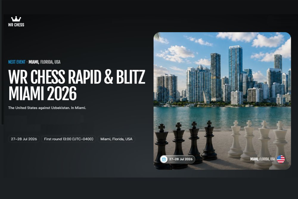 Next week: USA v. Uzbekistan rapid and blitz match in Miami Beach