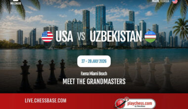WR Chess Miami: USA v. Uzbekistan - Live!