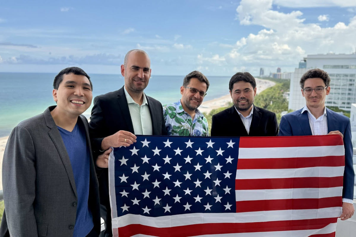 USA prevail over Uzbekistan in WR Chess Miami match