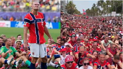 Watch: 'Viking Row' fever grips Miami before Norway's historic World Cup clash against England