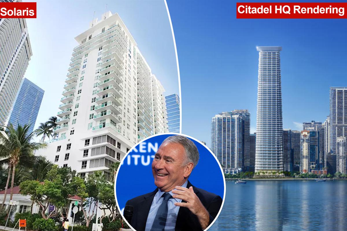 Ken Griffin bought a Miami condo building one by one just to tear it down