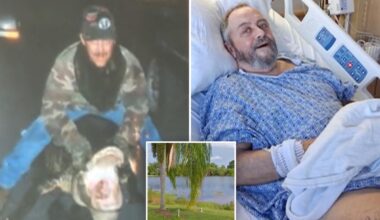 Florida senior fights off alligator attack with fishing pole