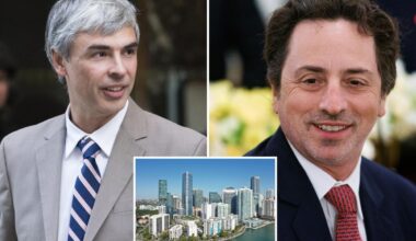 Google quadruples Miami office space as Larry Page, Sergey Brin flee Calif. ahead of billionaire tax: report