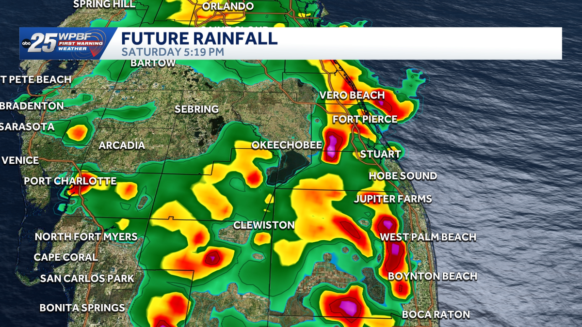 Heavy rain, lightning, and gusty winds expected in South Florida