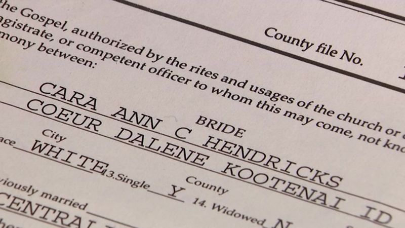 North Fort Myers resident Cara Marshall was denied a Florida driver’s license after learning her lifelong maiden name does not match her certified birth certificate. (WBBH via CNN Newsource)