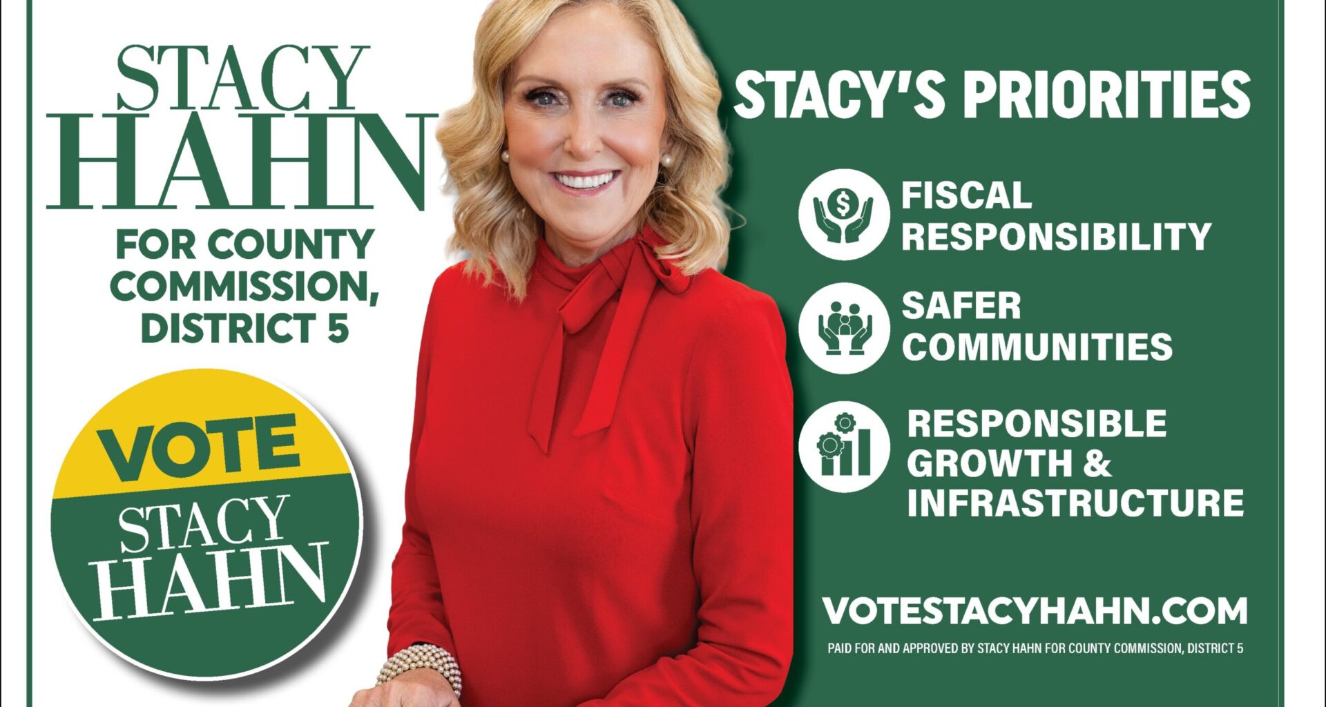 Stacy Hahn, County Commissioner, District 5